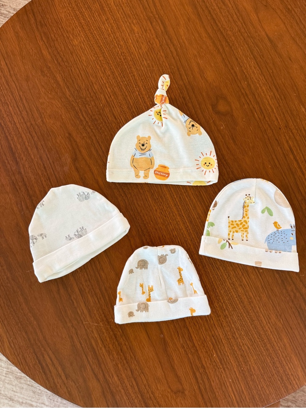 Assorted Baby Cotton Hats Set